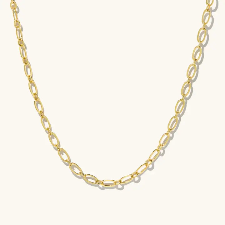 Tara Dainty Gold Filled Link Chain Necklace