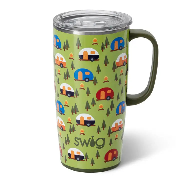 Happy Camper Travel Mug (22oz)