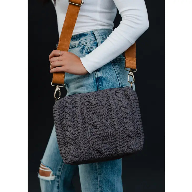 Panache Apparel Co. - Cableknit Crossbody