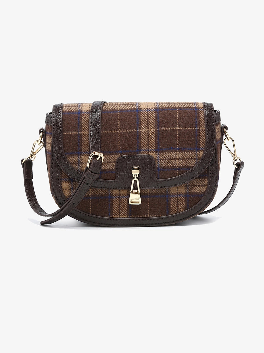 Calloway Plaid Contrast Crossbody - click to see options