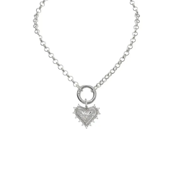 Love Lisa Sarah Diamond Style Heart Necklace - Click to see Options
