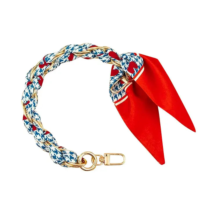 Gemelli Short Phone Chain Scarf- Click to see colors