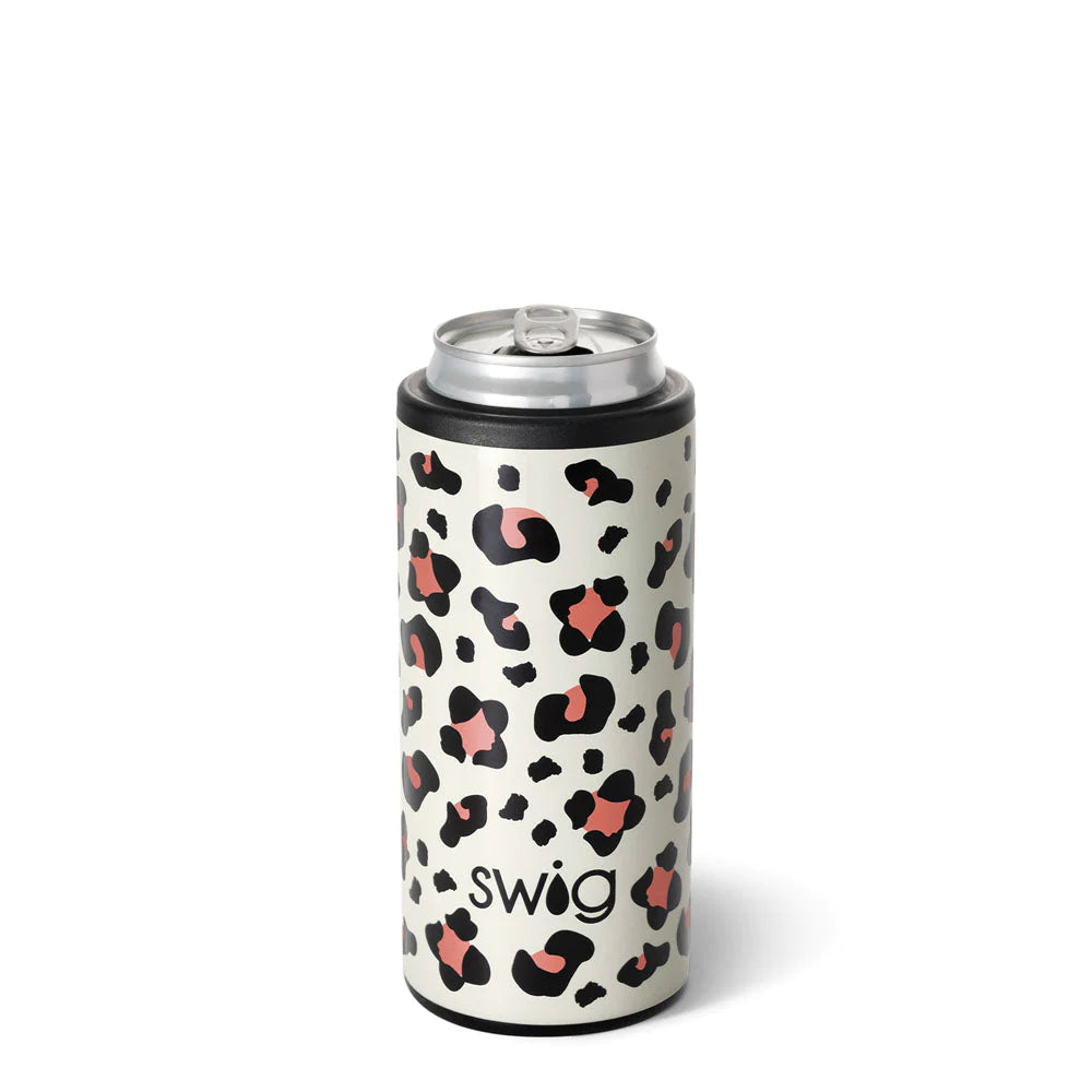 Swig Life - Luxy Leopard Skinny Can Cooler (12oz)
