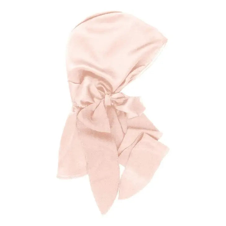Kitsch - Satin Sleep Cap in Blush