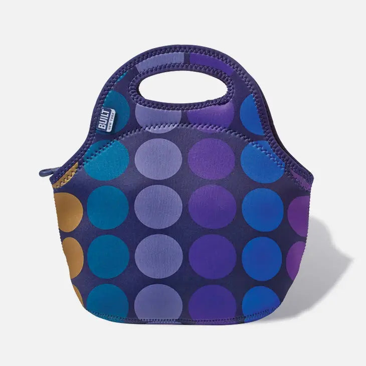 Gourmet Getaway Lunch Tote - Plum Dot