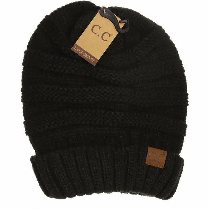 C.C Beanies - No Poms - Click to see Options