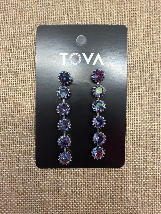 Lilibet Earrings Silver Tanzanite