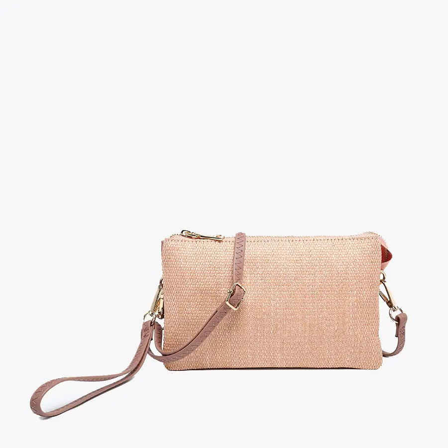 Jen and Co. Riley 3 Compartment Crossbody/Wristlet- click to see options