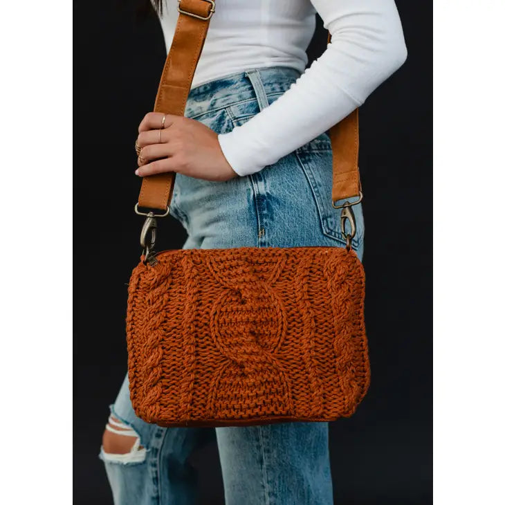 Panache Apparel Co. - Cableknit Crossbody