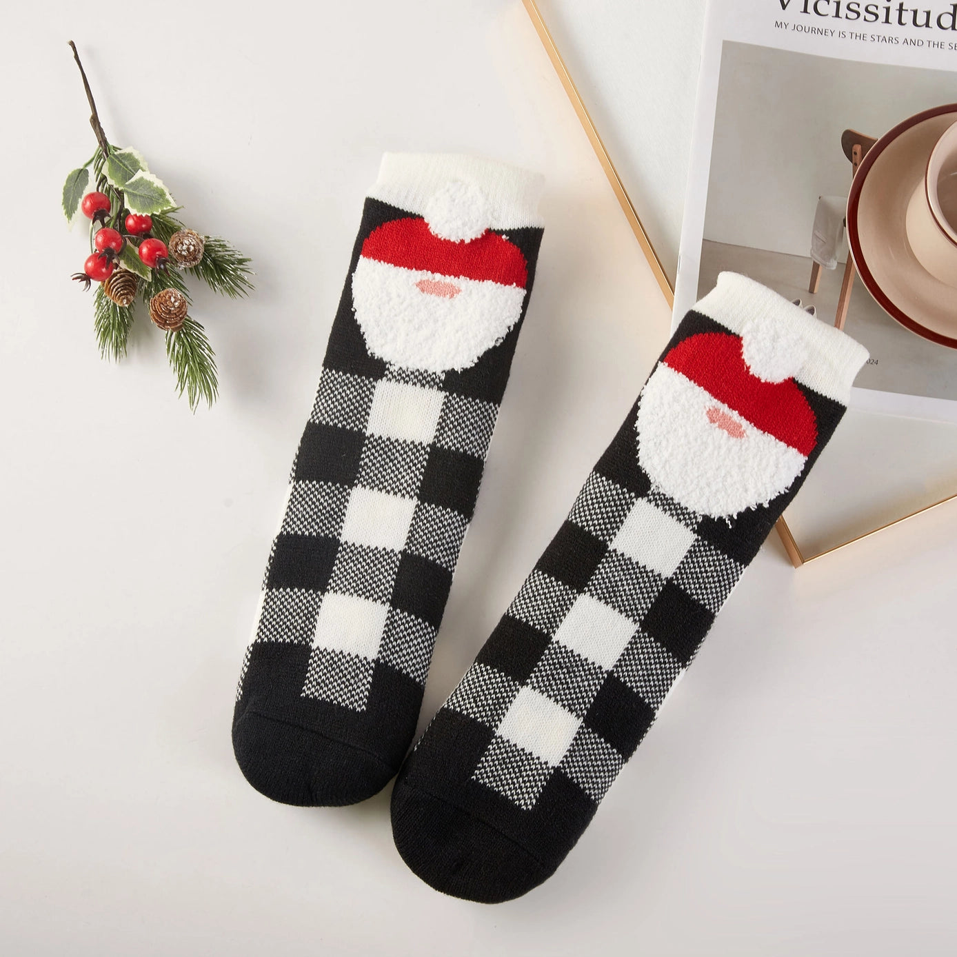 Fuzzy Christmas Slipper Socks - click to see options