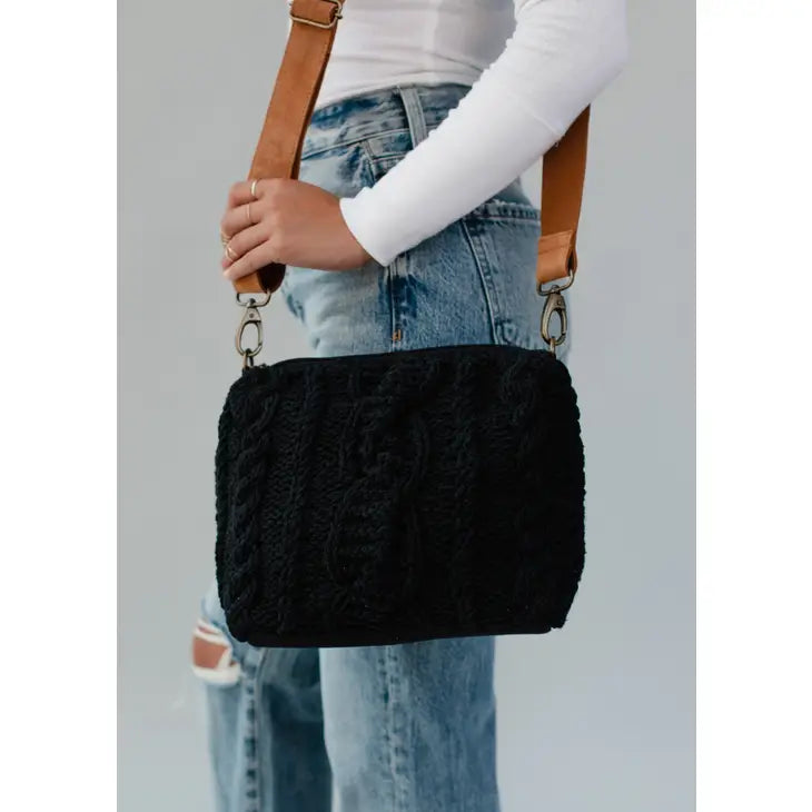 Panache Apparel Co. - Cableknit Crossbody