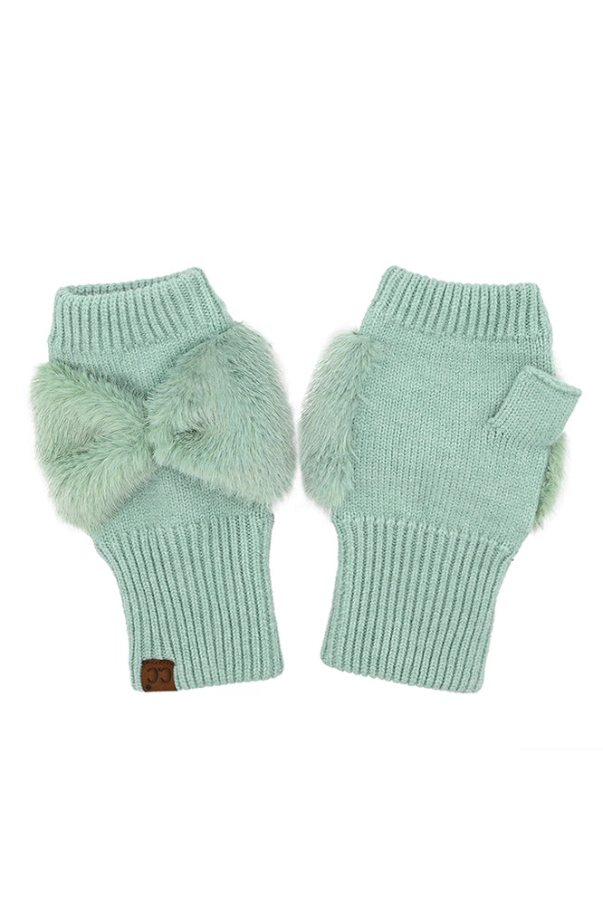 C.C Faux Fingerless Gloves - click to see options