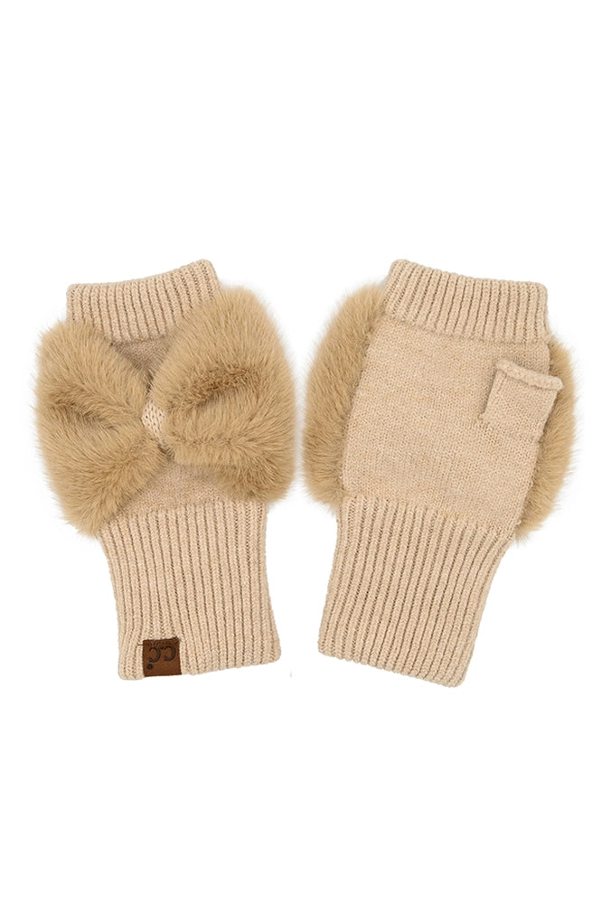 C.C Faux Fingerless Gloves - click to see options