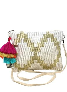 Camel Threads Diamond Gold Crossbody