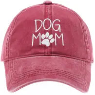 Dog Mom Embroidered Cotton Baseball Caps Dad Hat