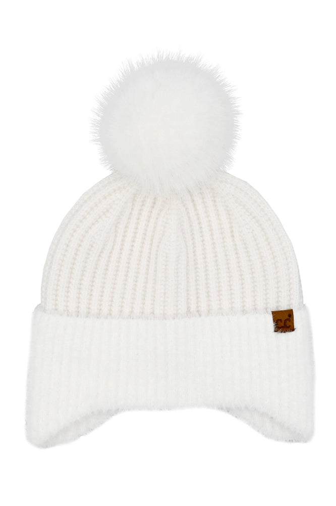 C.C Beanies with Poms - click to see options