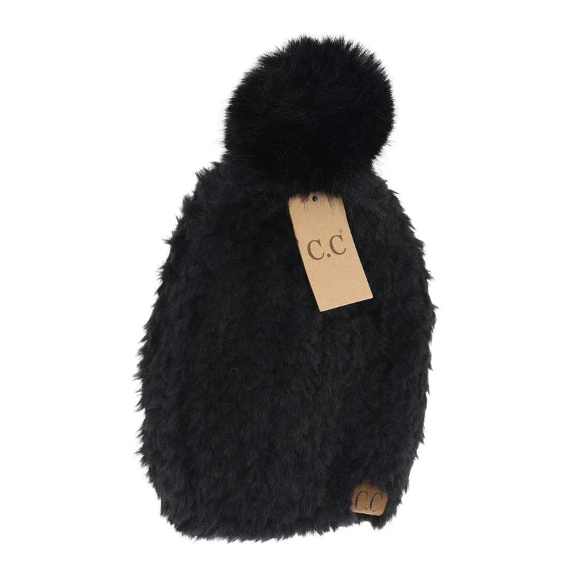 C.C Beanies with Poms - Click to see Options