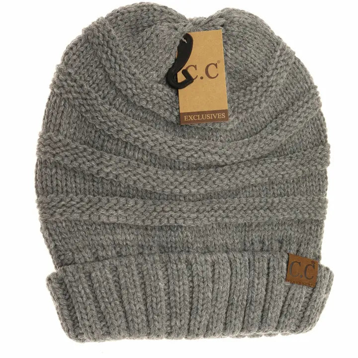C.C Beanies - No Poms - Click to see Options