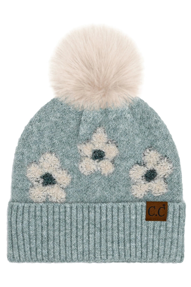 C.C Beanies with Poms - click to see options