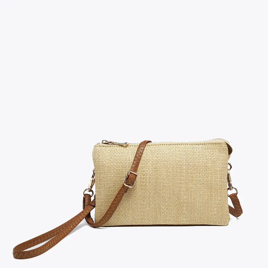 Jen and Co. Riley 3 Compartment Crossbody/Wristlet- click to see options