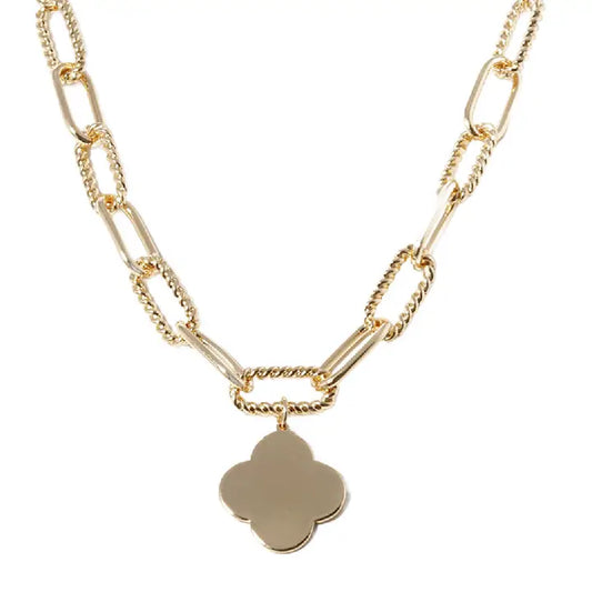 Paperclip Clover Necklace - Click to see Options
