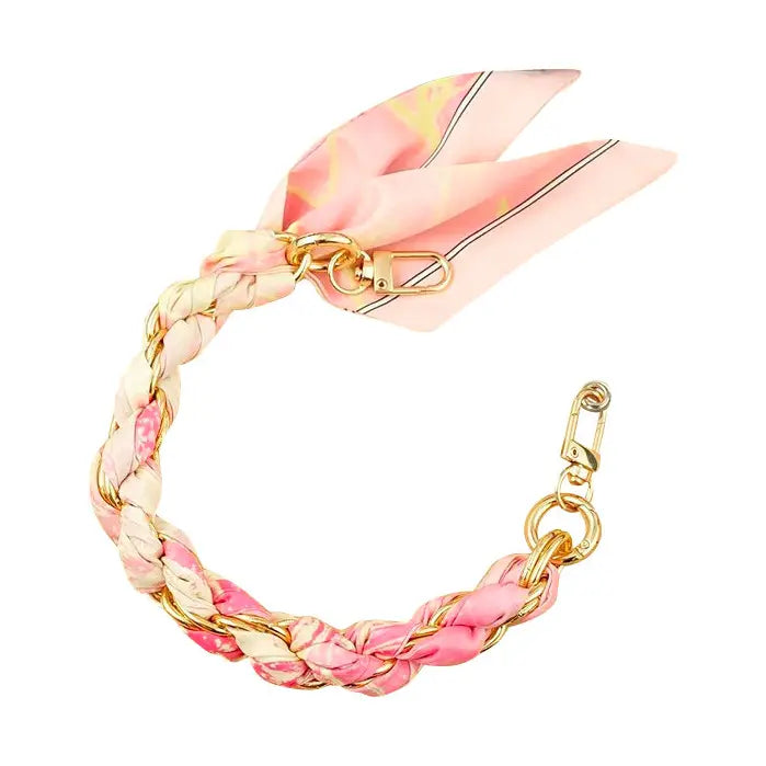 Gemelli Short Phone Chain Scarf- Click to see colors