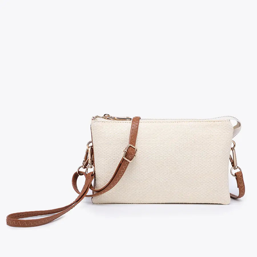 Jen and Co. Riley 3 Compartment Crossbody/Wristlet- click to see options
